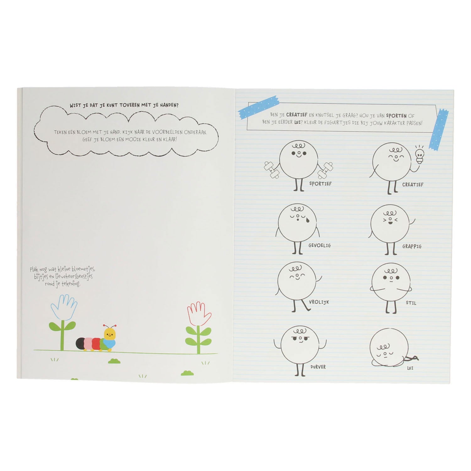 Uitgeverij standard mon livre d'activité des autocollants Je suis ceci!