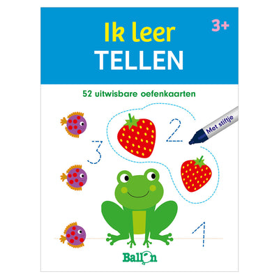 Cartes à jouer et d'apprentissage d'éditeur standard - J'apprends à compter 3+