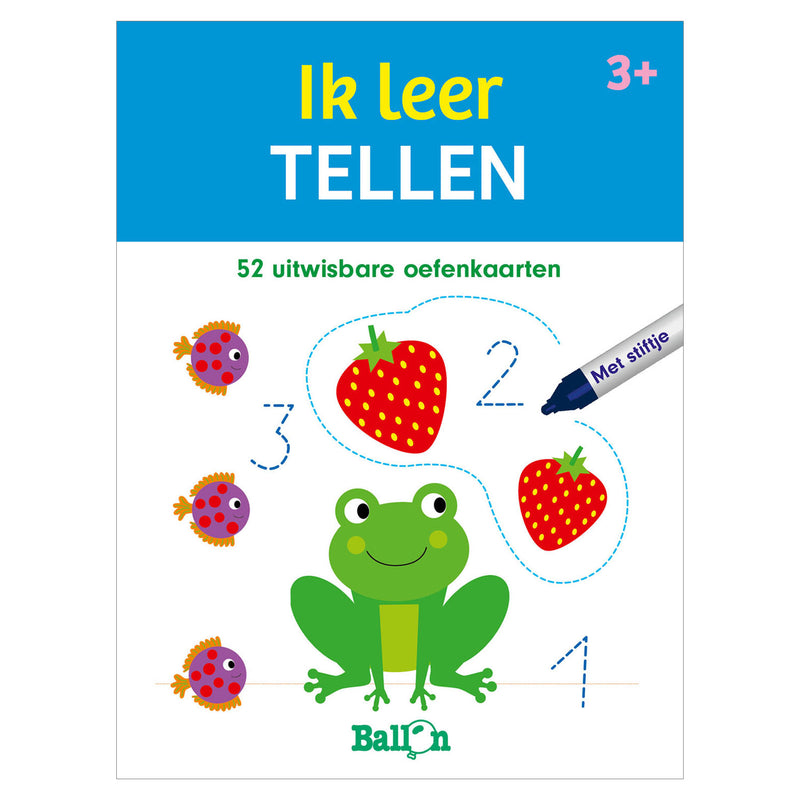 Cartes à jouer et d'apprentissage d'éditeur standard - J'apprends à compter 3+