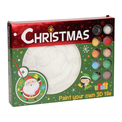 Peignez votre propre carreau 3D de Noël