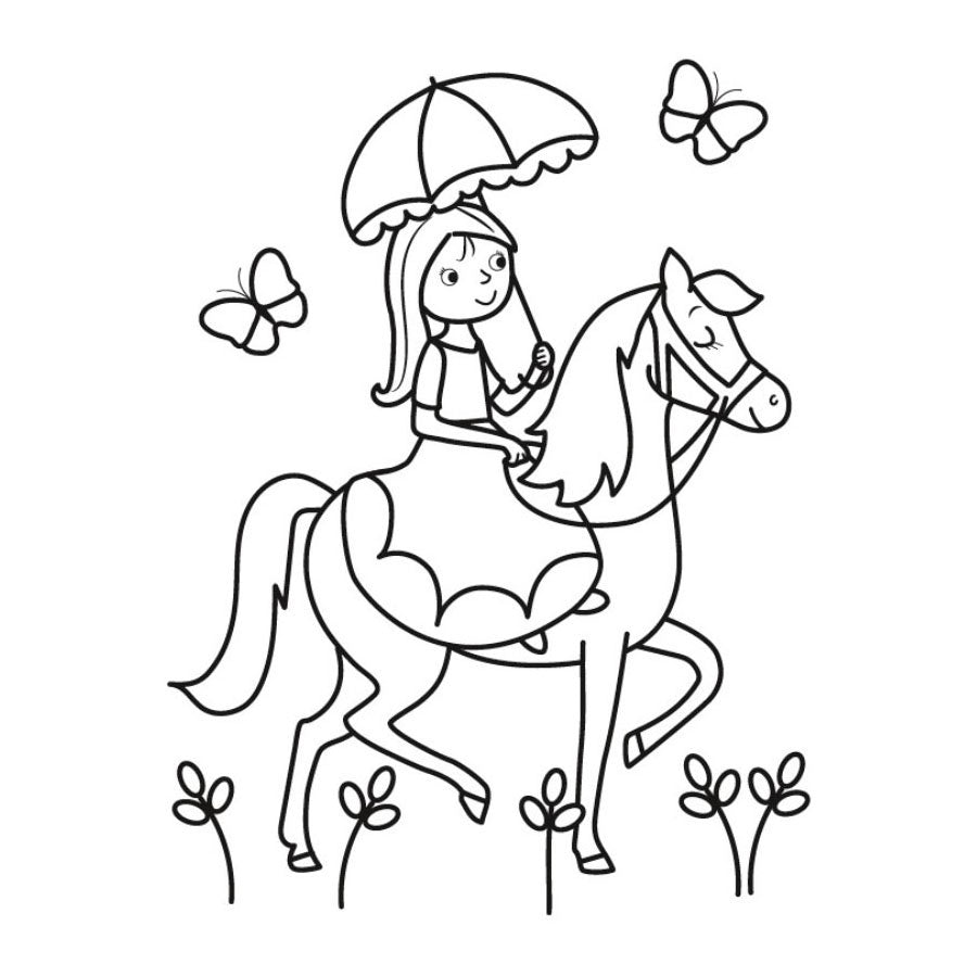 Le livre de coloriage ballon ballon princesses avec 6 crayons de couleur