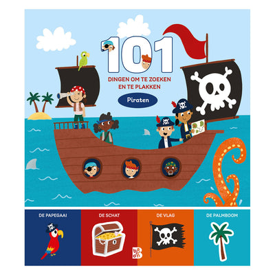 Publication standard 101 choses à trouver et à coller - pirates