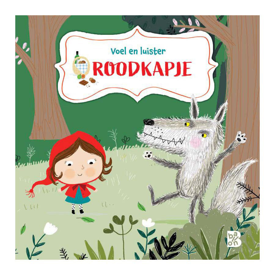 Gagne le livre de sons tactiles hollandais - le petit chaperon rouge