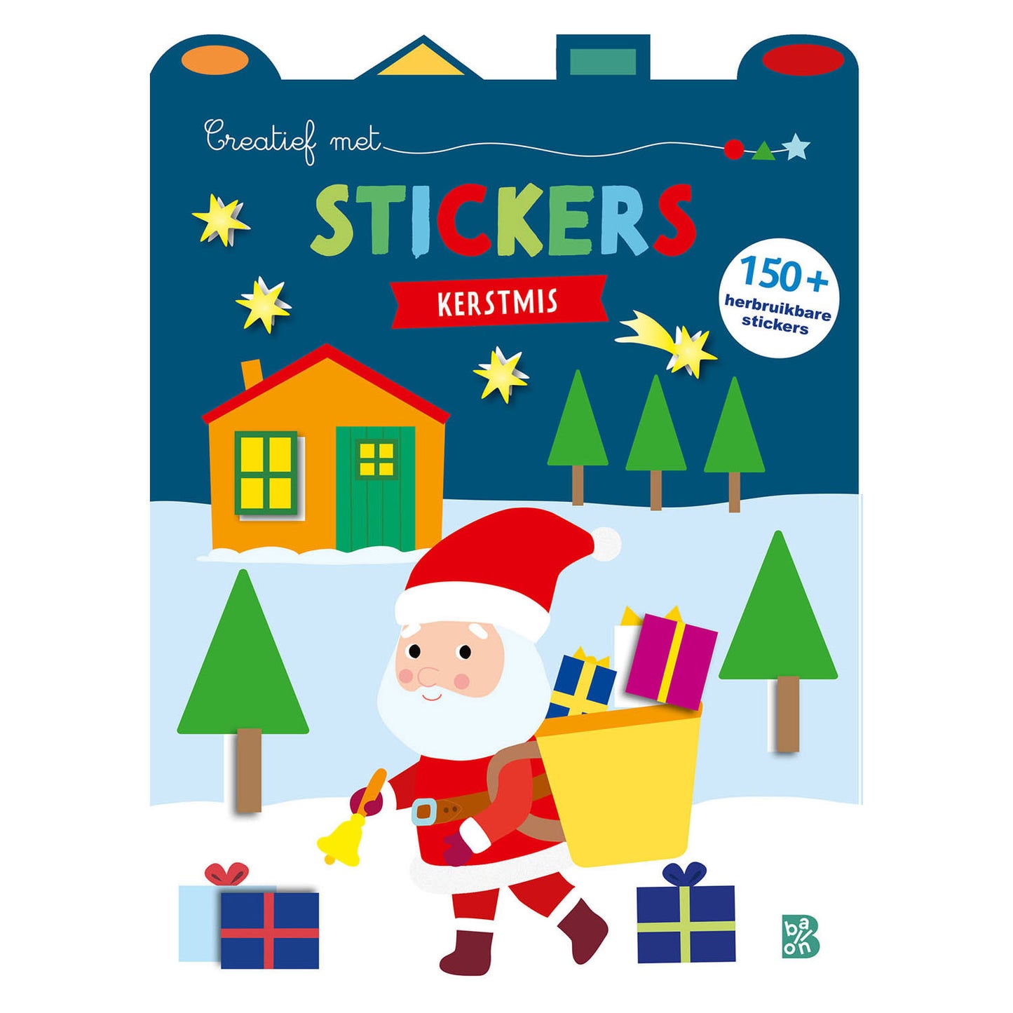 Création d'éditeur standard avec autocollants Livre d'autocollants de Noël
