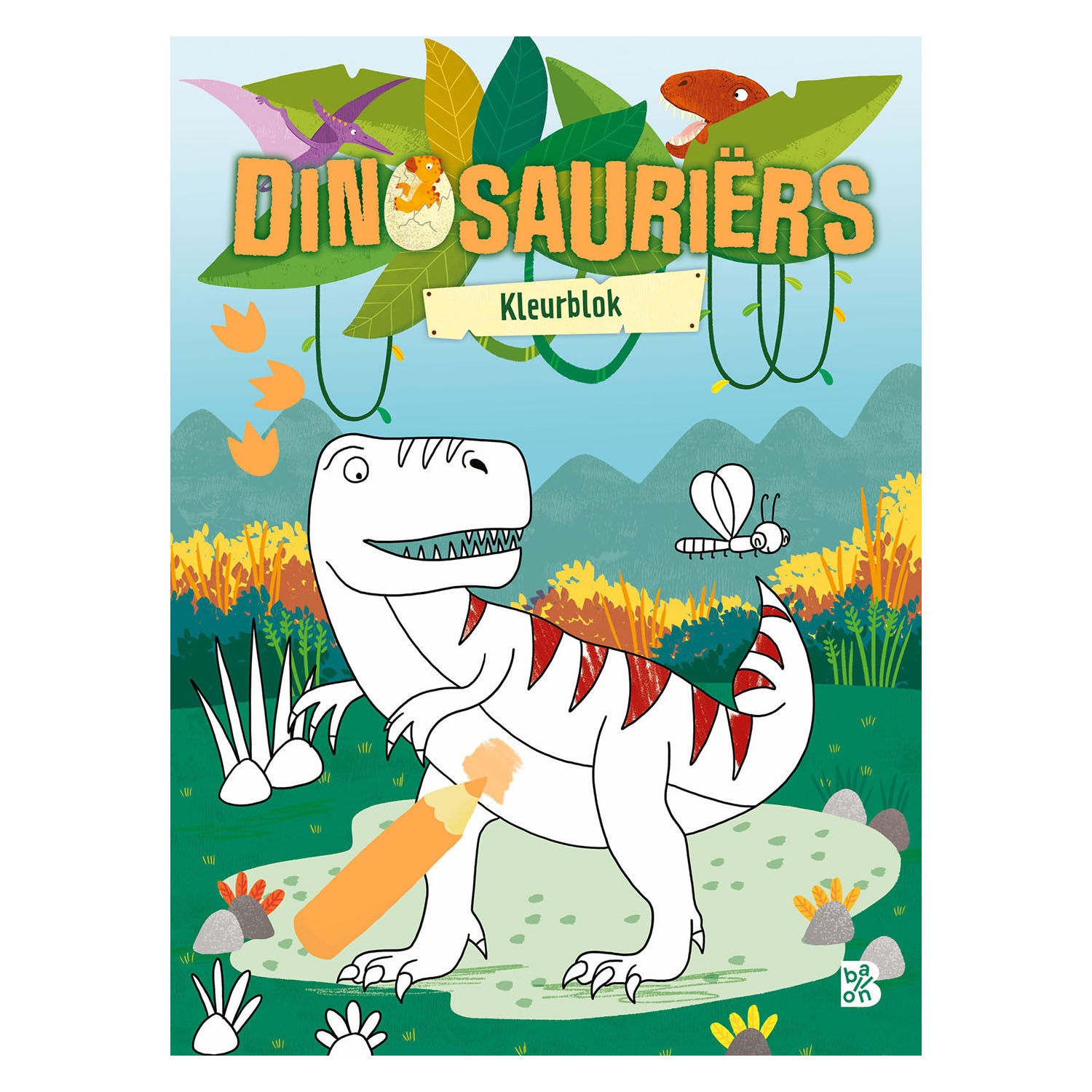 Bloc de couleur dinosaure de l'éditeur standard