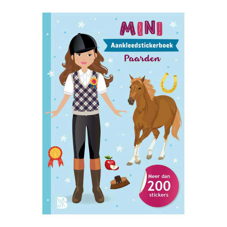 Mini livre d'autocollants d'habillage d'éditeur standard - chevaux
