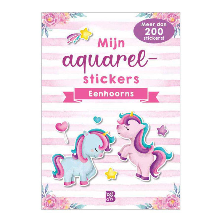 Standard éditeur mes stickers aquarelles - licornes