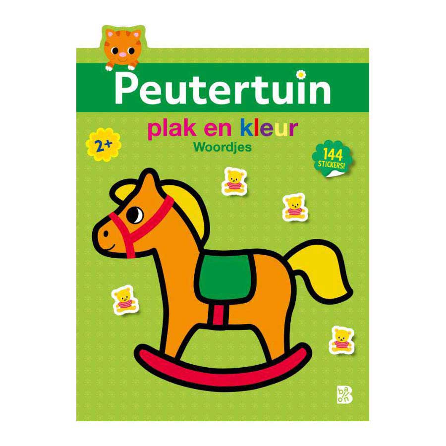 Éditeur standard coller et colorier les mots du jardin des tout-petits 2+