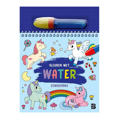 Coloriage standard maison d'édition à l'eau - licornes