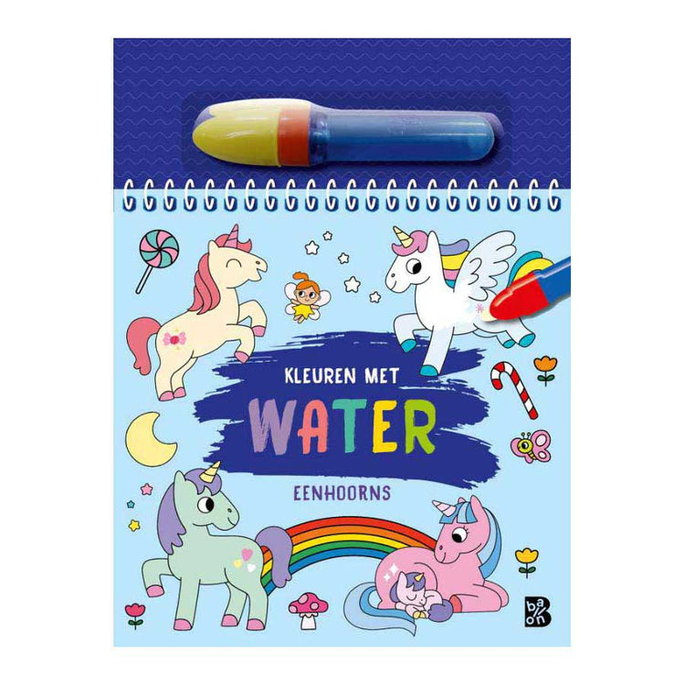 Coloriage standard maison d'édition à l'eau - licornes