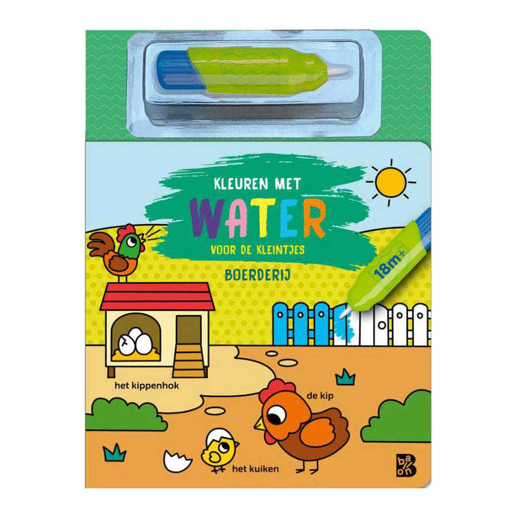 Standard éditeur coloriage à l'eau pour les petits ferme 18m+