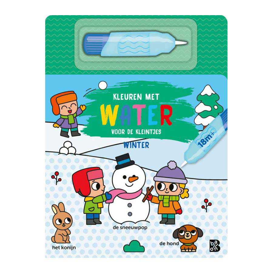 Standard éditeur coloriage à l'eau pour les petits hiver 18m+