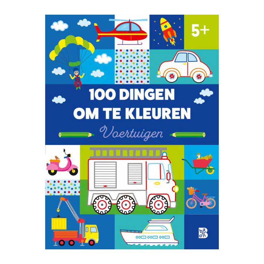 Standard Publisher 100 choses à colorier - Véhicules 3+