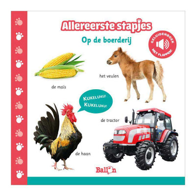 Livre de sons d'éditeur standard - à la ferme