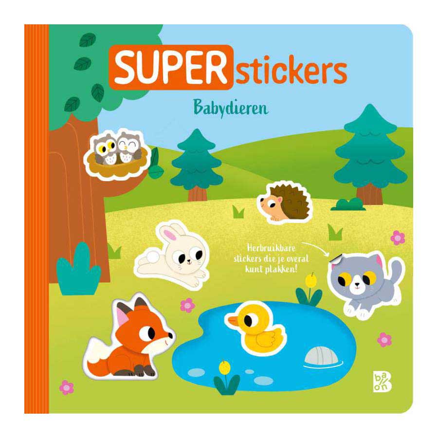 Super autocollants éditeur standard - bébés animaux 18 mois+
