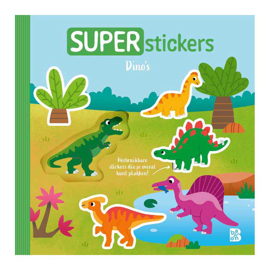 Super autocollants éditeur standard - dinosaures 18 mois+