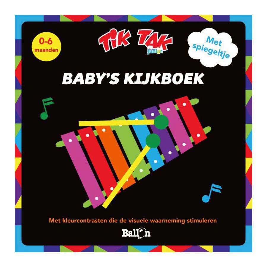 Tic tac éditeur standard - livre de visualisation pour bébé 0-6 mois