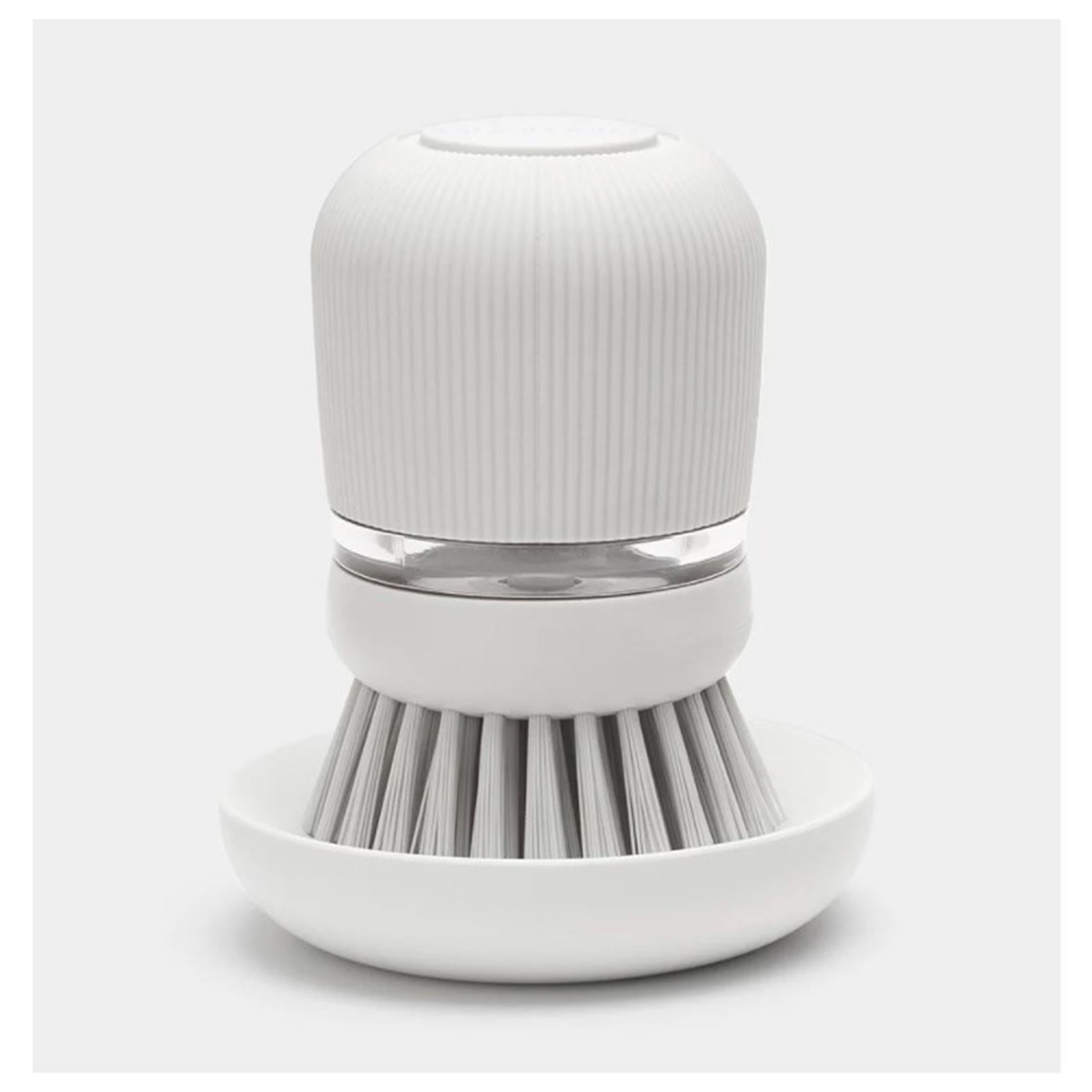Brabantia brosse à vaisselle + réservoir gris
