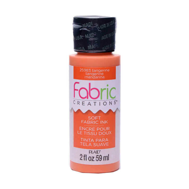 Créations tissus • encre textile douce 59ml mandarine