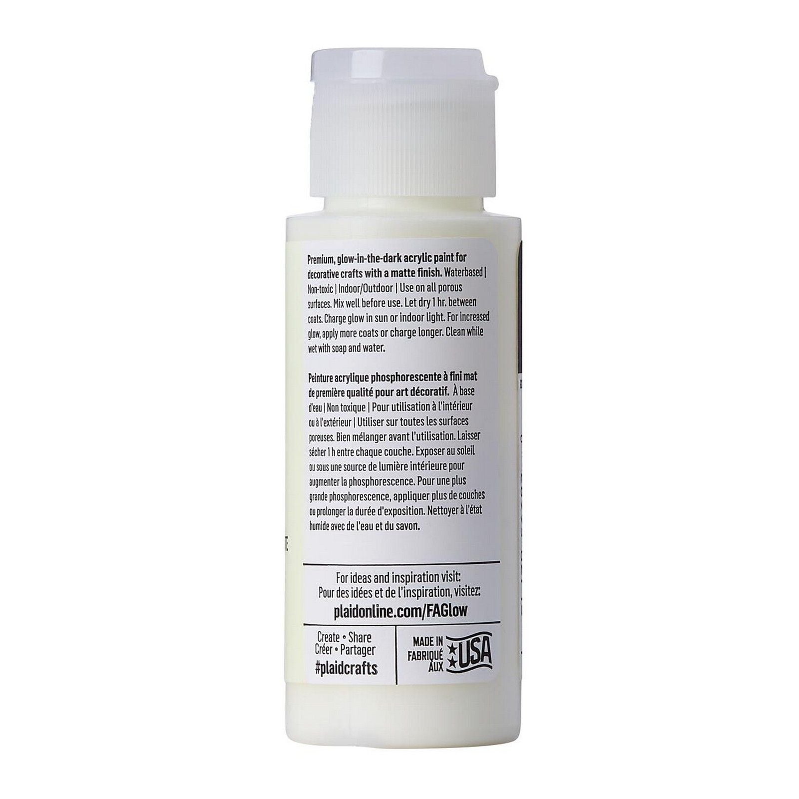 Folkart • lueur dans les couleurs sombres lueur neutre dans le noir 59 ml