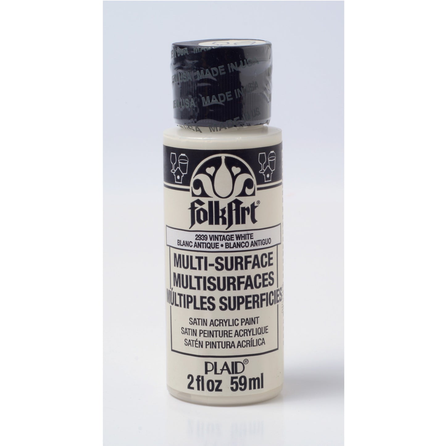 Folkart • blanc vintage multi-surfaces 59ml