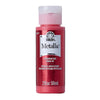 Folkart • peinture acrylique métallisée rouge vif 59ml