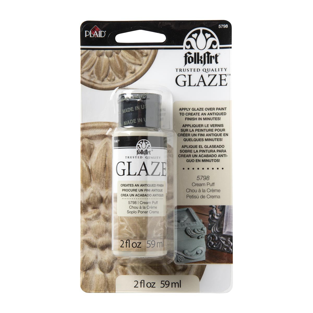 Folkart • glaçage chou à la crème 59ml