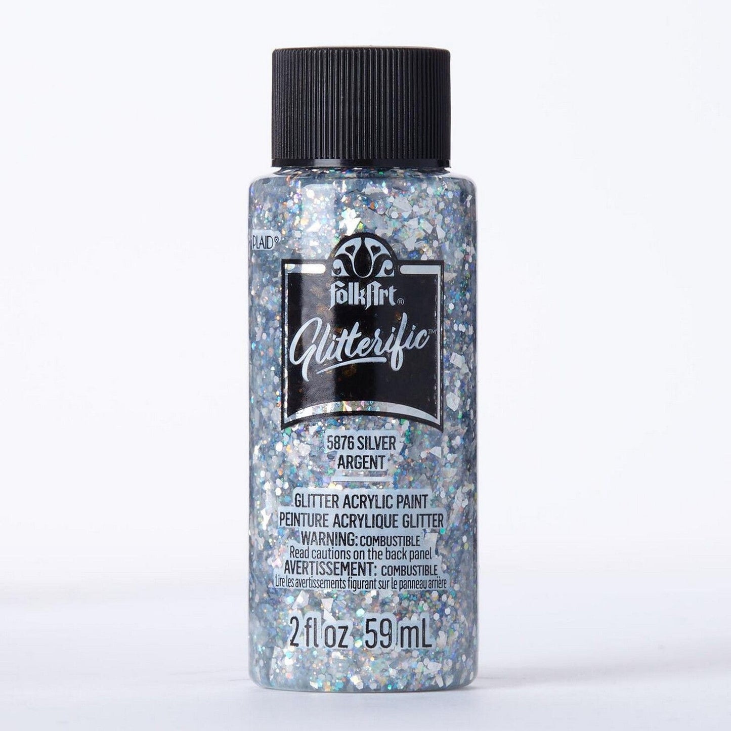 Folkart • couleurs scintillantes argent 59ml