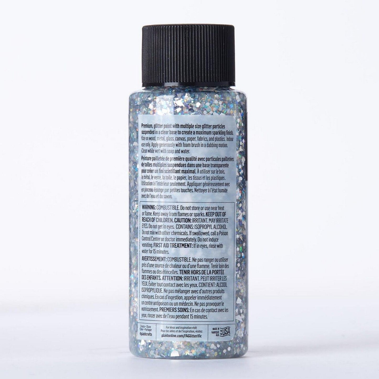 Folkart • couleurs scintillantes argent 59ml