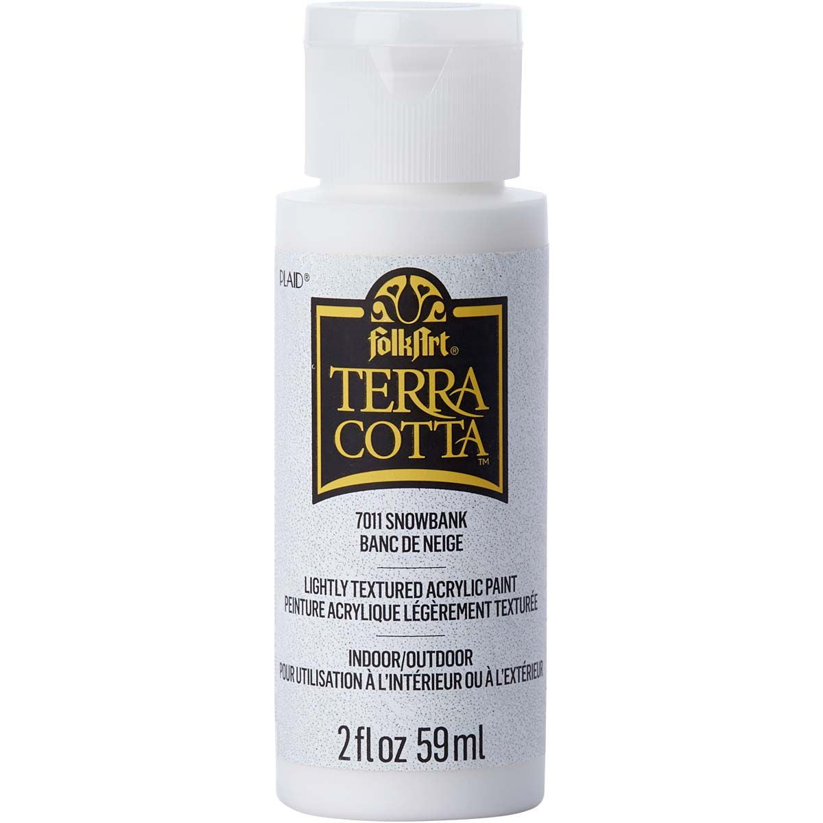 Folkart • peinture acrylique texturée terre cuite 59 ml snowbank