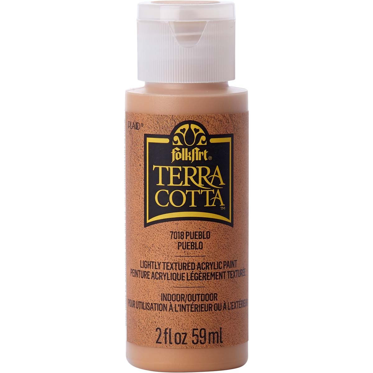 Folkart • peinture acrylique texturée terre cuite 59ml pueblo