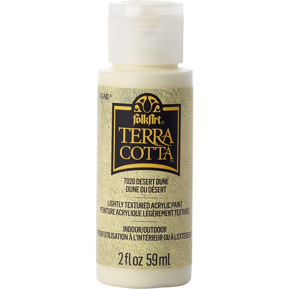 Folkart • peinture acrylique texturée terre cuite 59 ml dune du désert