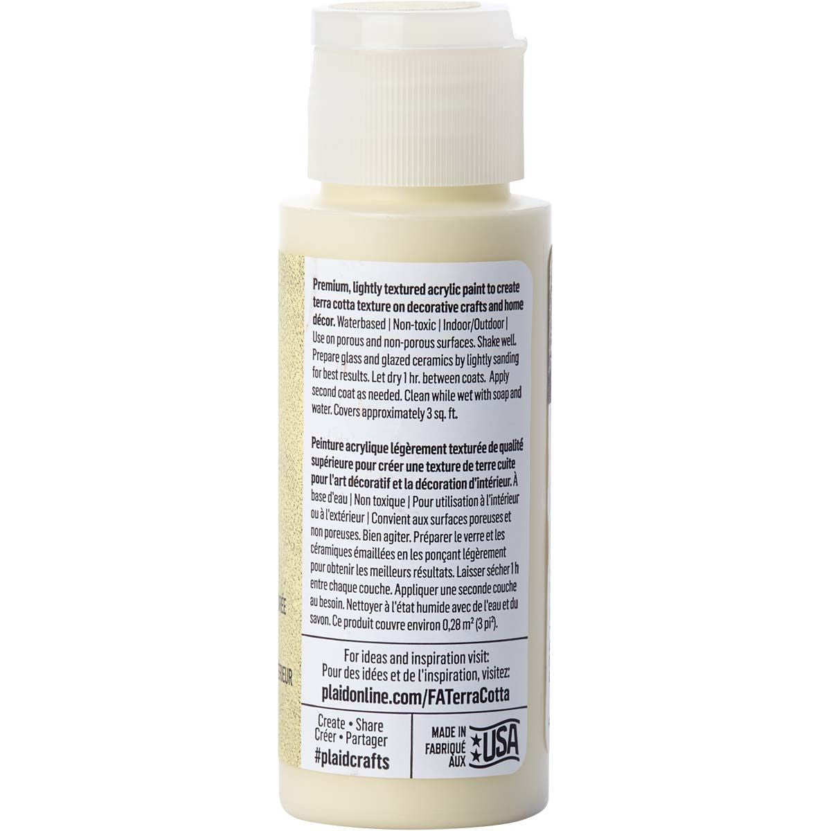 Folkart • peinture acrylique texturée terre cuite 59 ml dune du désert