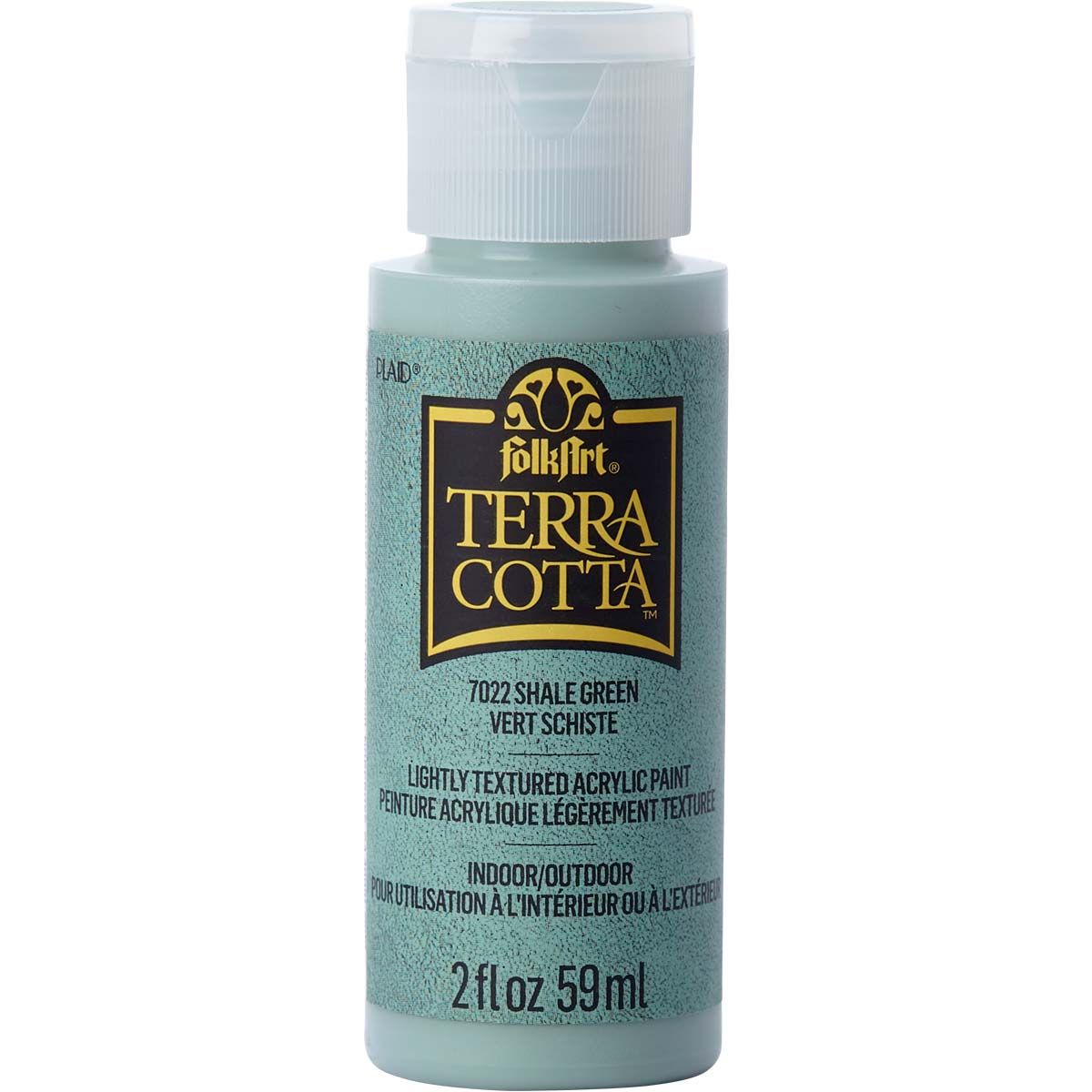 Folkart • peinture acrylique texturée terre cuite 59 ml vert schiste