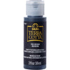 Folkart • peinture acrylique texturée terre cuite 59ml obsidienne