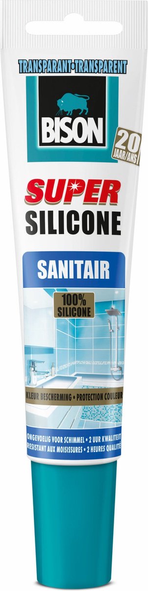 Bison 1050780 - baignoire sanitaire super silicone 150ml | 3 pièces