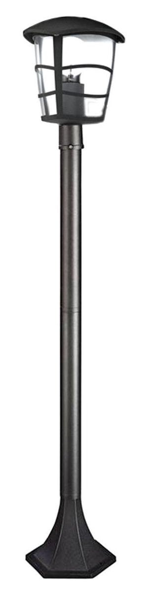 Eglo aloria - éclairage extérieur - poteau de jardin - 1 lumière - noir - clair