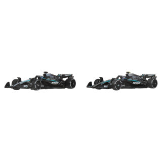 Hotwheels premium formule 1 lot de 2 voitures - amg petronas formule 1 équipe russell et antonelli
