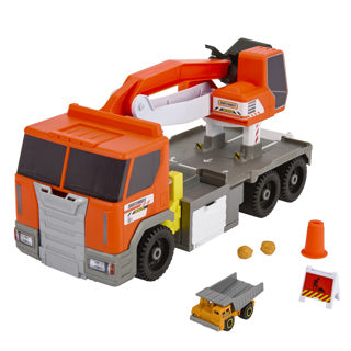 Camion de construction Matchbox avec station de forage