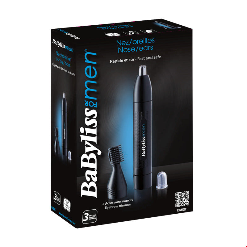 Babyliss babyliss e652e nez oortrimmer noir