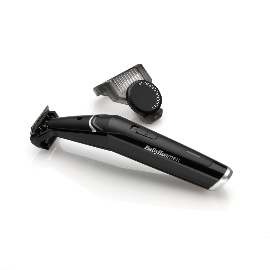 Babyliss babyliss t881e définir la tranche de barbe de contrôle argent noir