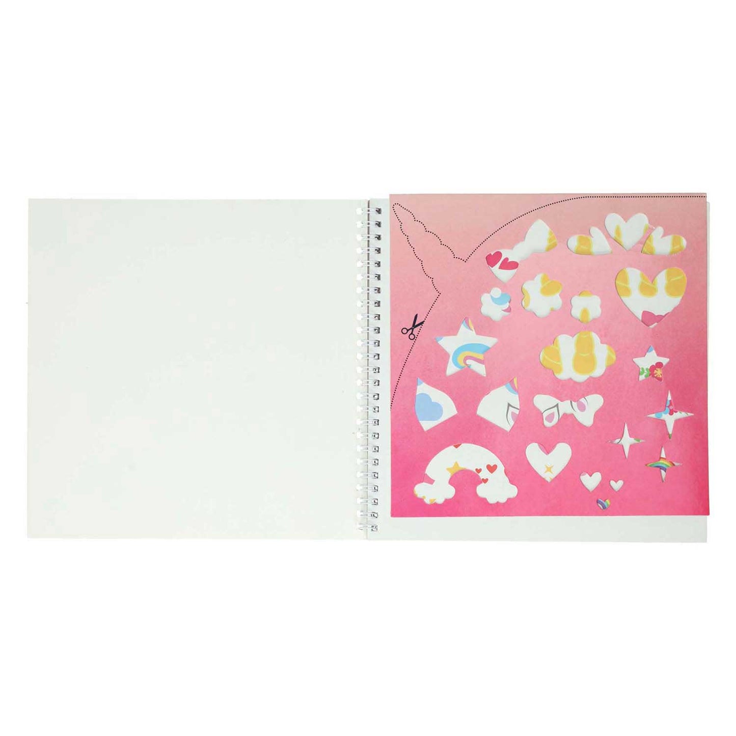 Livre d'autocollant et de modèle j'aime les licornes