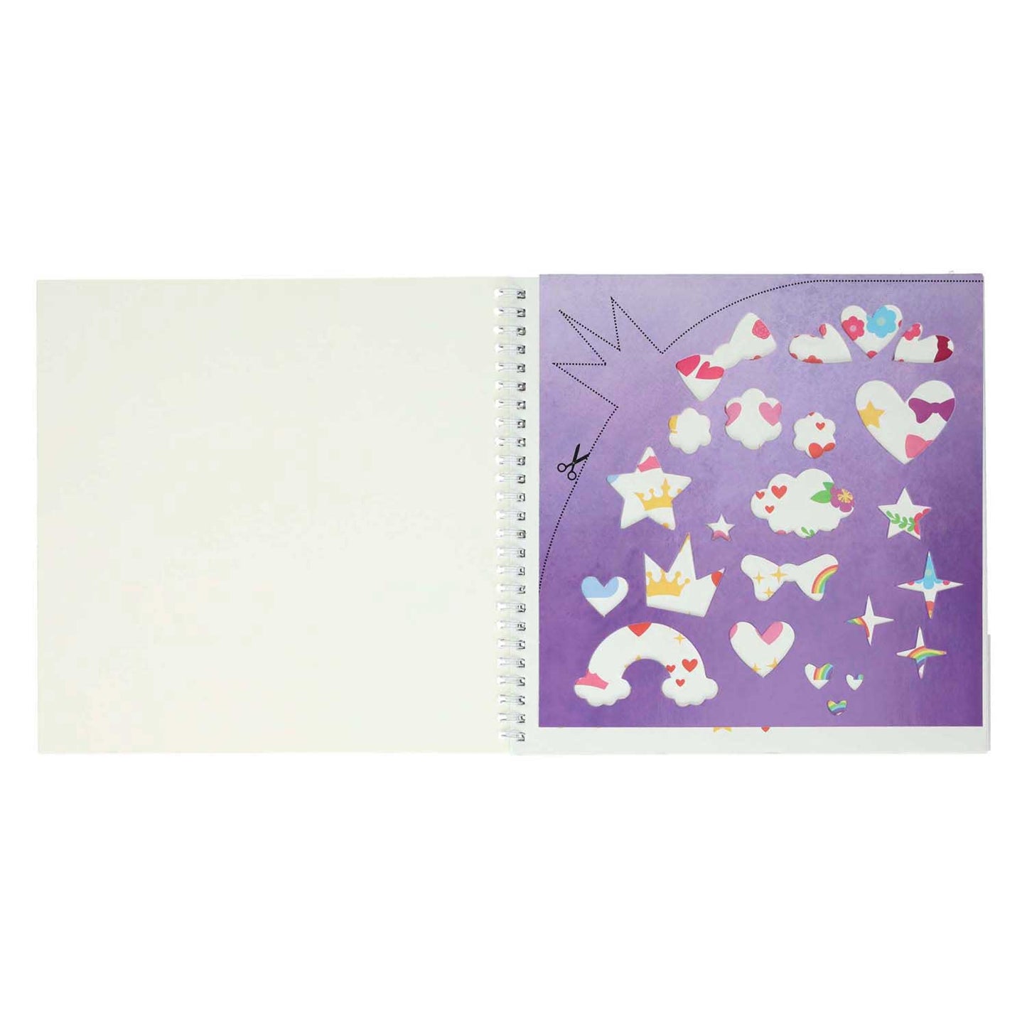 Livre d'autocollant et de modèle j'aime les princesses
