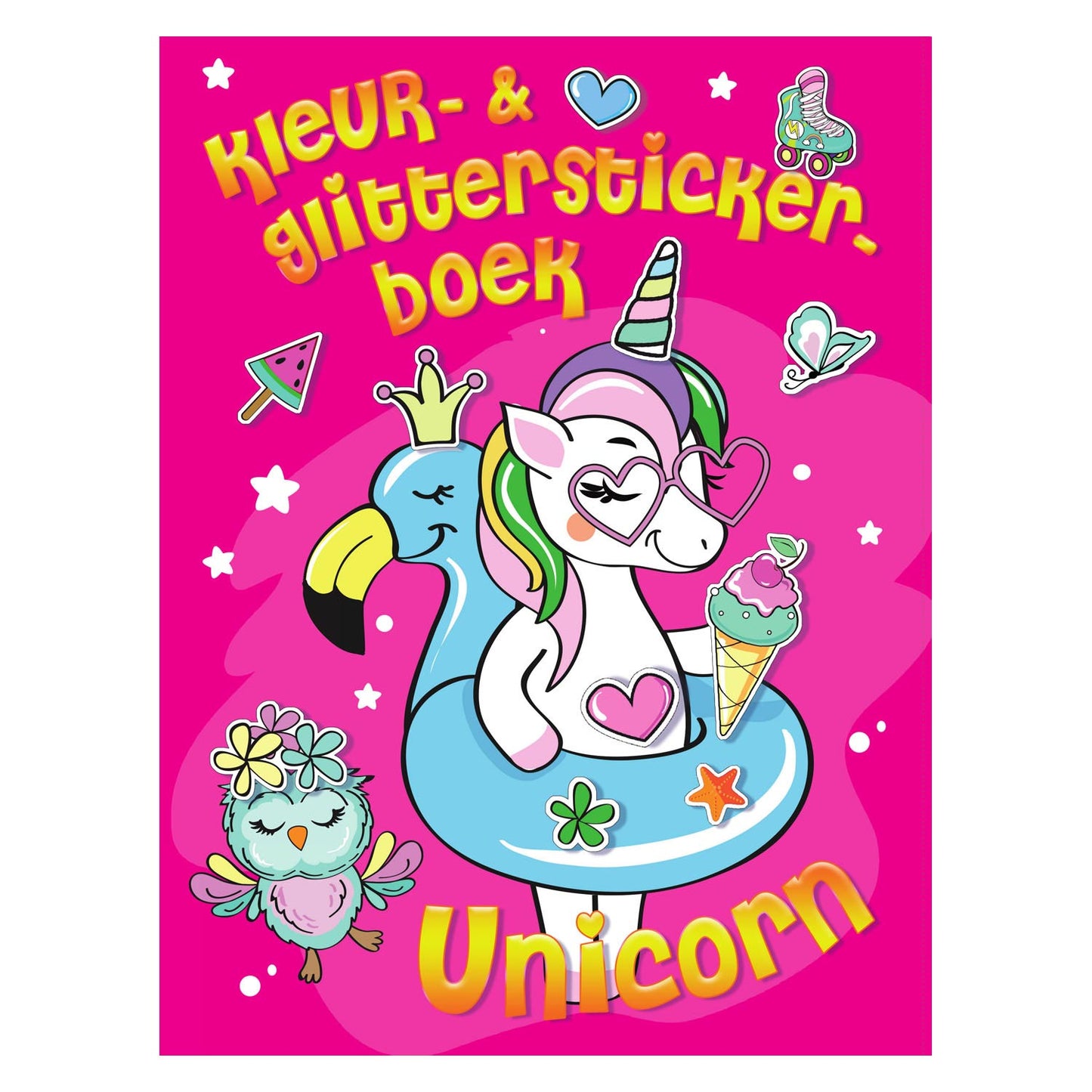 Couleur Glitter Sticker Book Unicorn