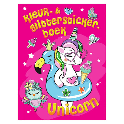 Couleur Glitter Sticker Book Unicorn