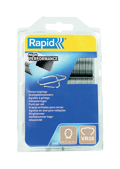 Anneaux de porc de jardin Rapid vr38, 300 pièces - 40109236 - 40109236