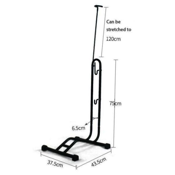 Standard de stockage de bord L pour 1 vélo