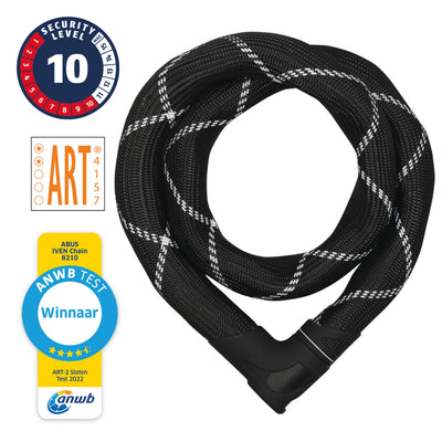 Abus Iven Chain 8210 85 - antivol de chaîne ART2 (85cm) - Noir