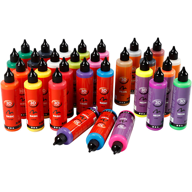 Creativ company 3d liner, 30x100 ml 1 boîte