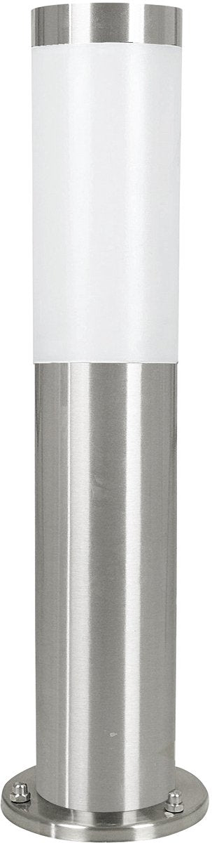 Lampe sur pied Eglo Helsinki - lampe sur pied d'extérieur - e27 - 45 cm - acier inoxydable